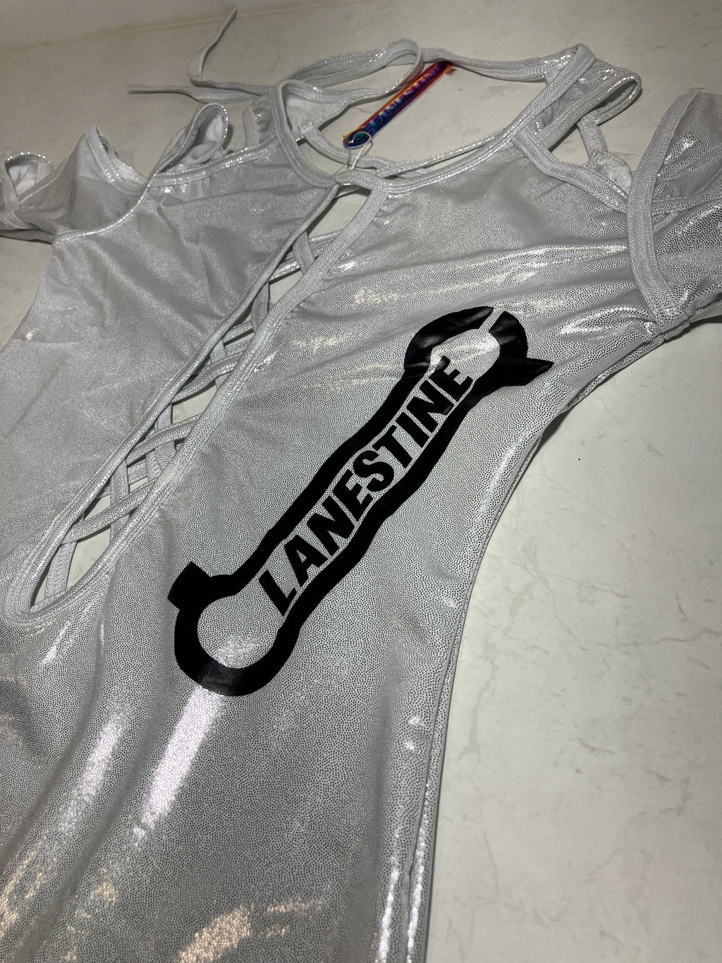 Electric Silver Body-Suit