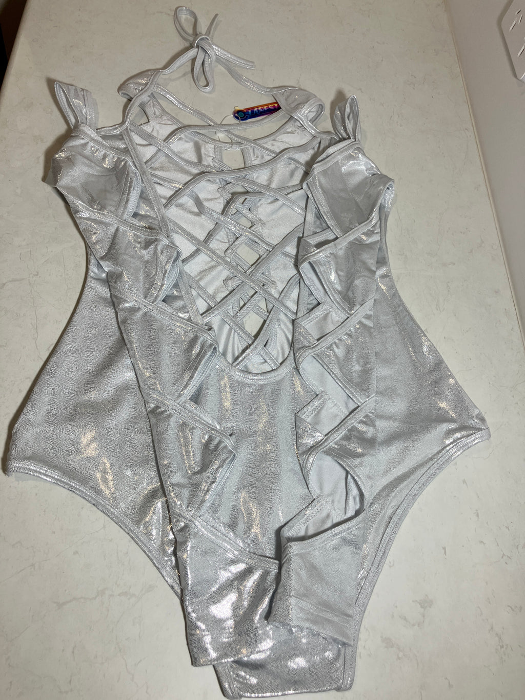 Electric Silver Body-Suit
