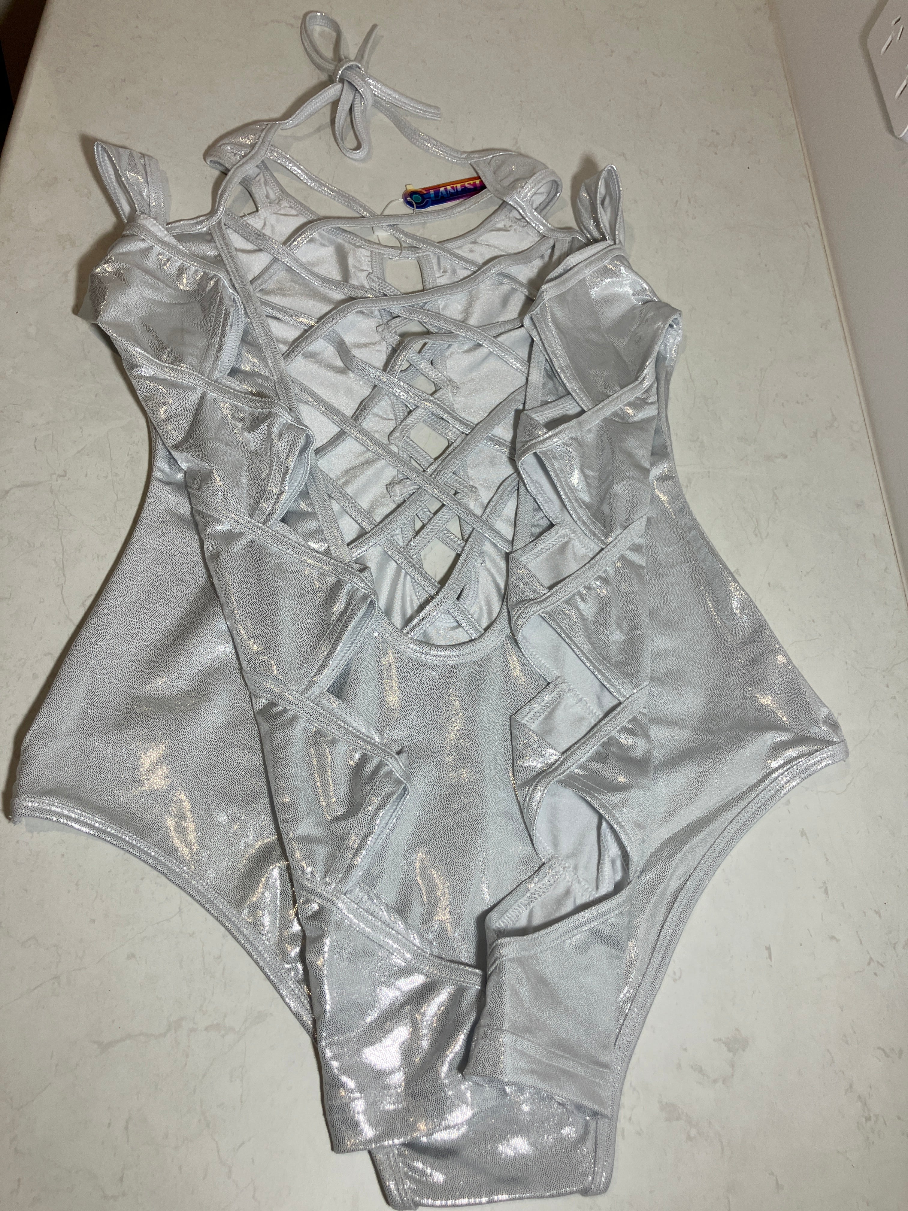 Electric Silver Body-Suit
