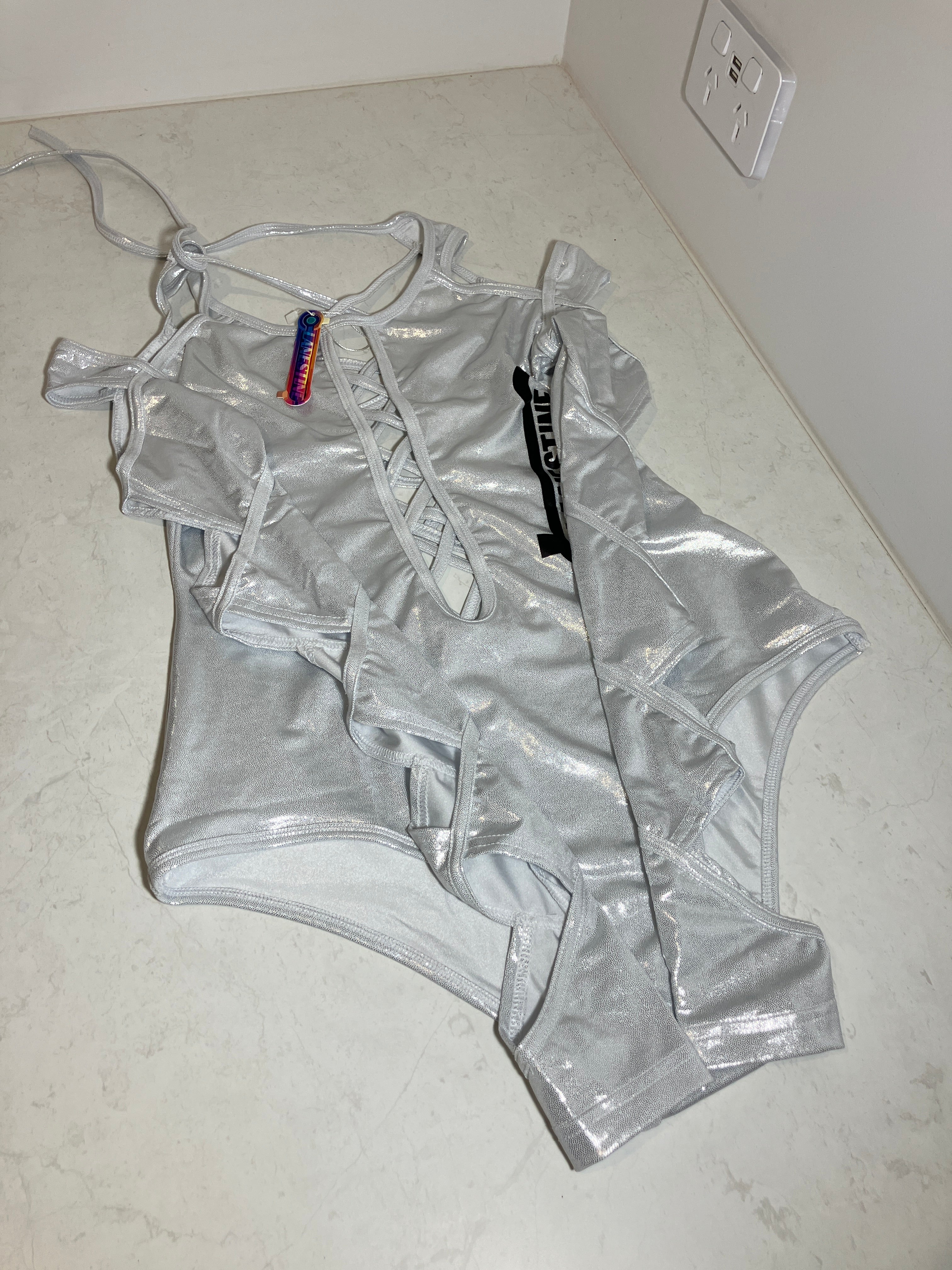 Electric Silver Body-Suit